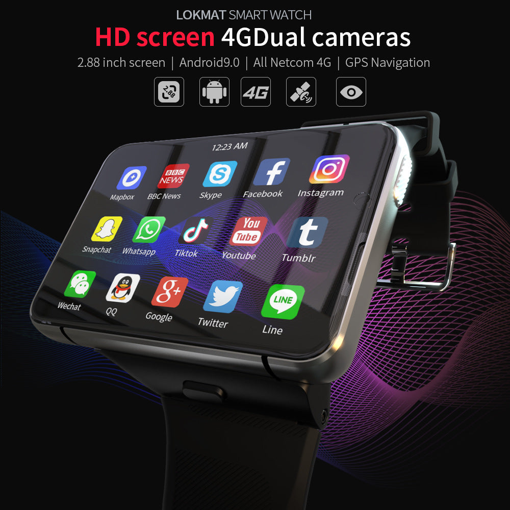LOKMAT Max2.88 large screen 64G smartwatch - detachable strap
